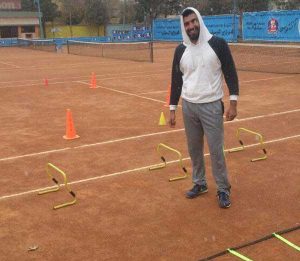 امیر سالاری مربی چپ دست تنیس در مشهد